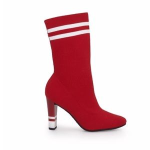 Sam Edelman Joy Red Sock Boot
